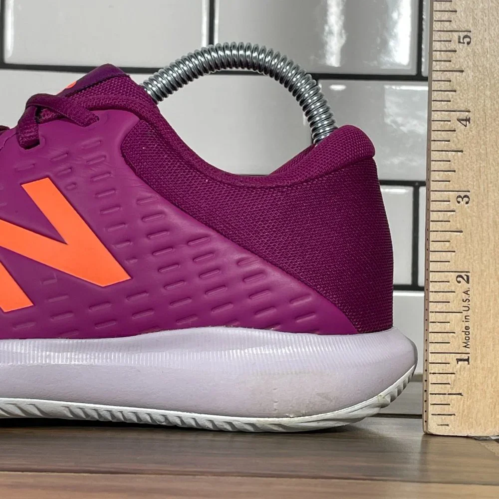 New Balance 696v4 Youth Girls Size 6.5 Shoes Mulberry Hard Court Tennis Sneaker